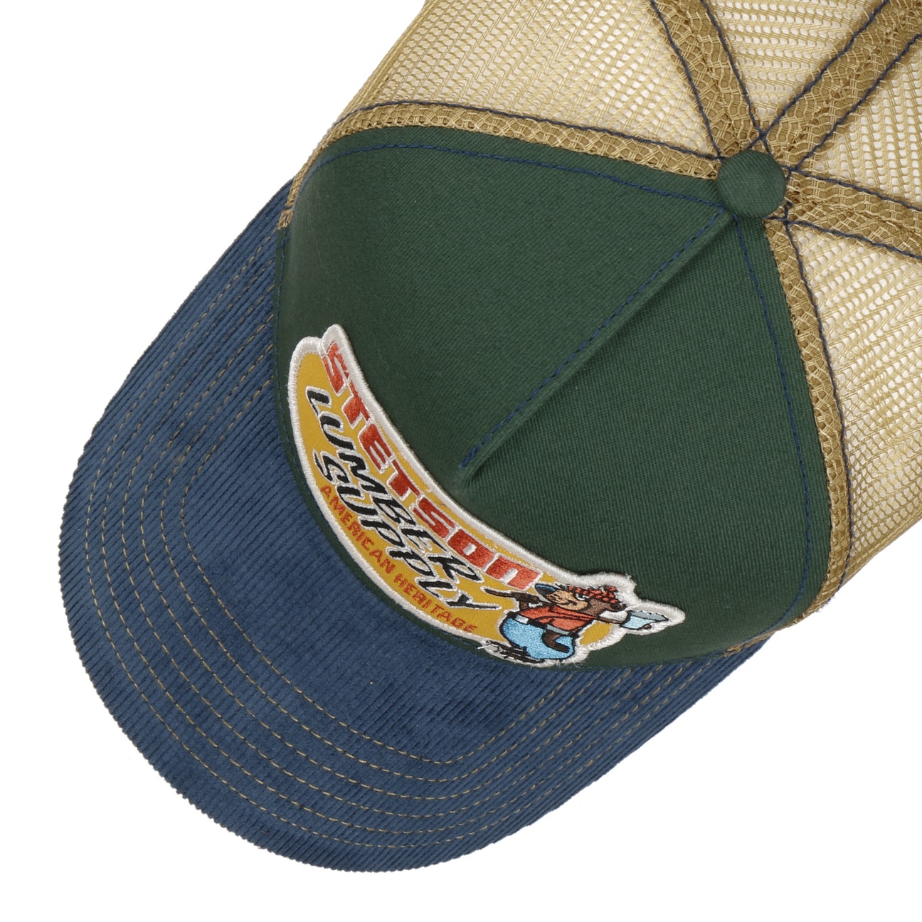 Stetson Lumber Supply Trucker Green/Navy