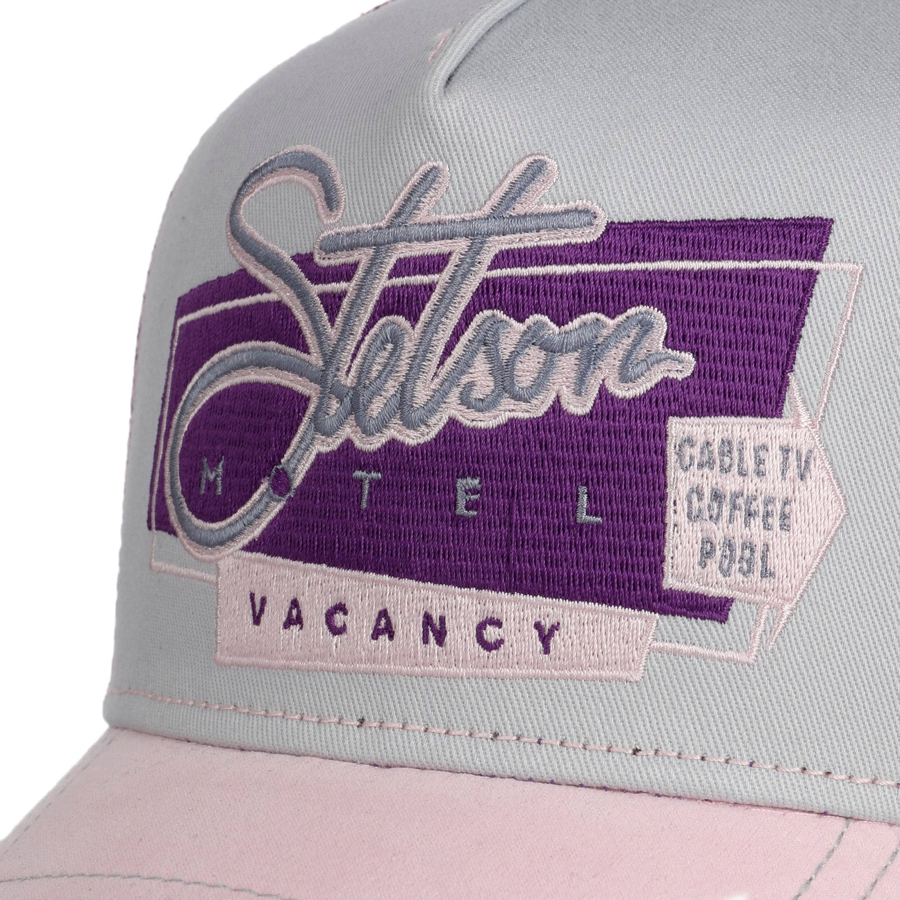 Stetson Motel Vacancy Trucker Purple/Pink