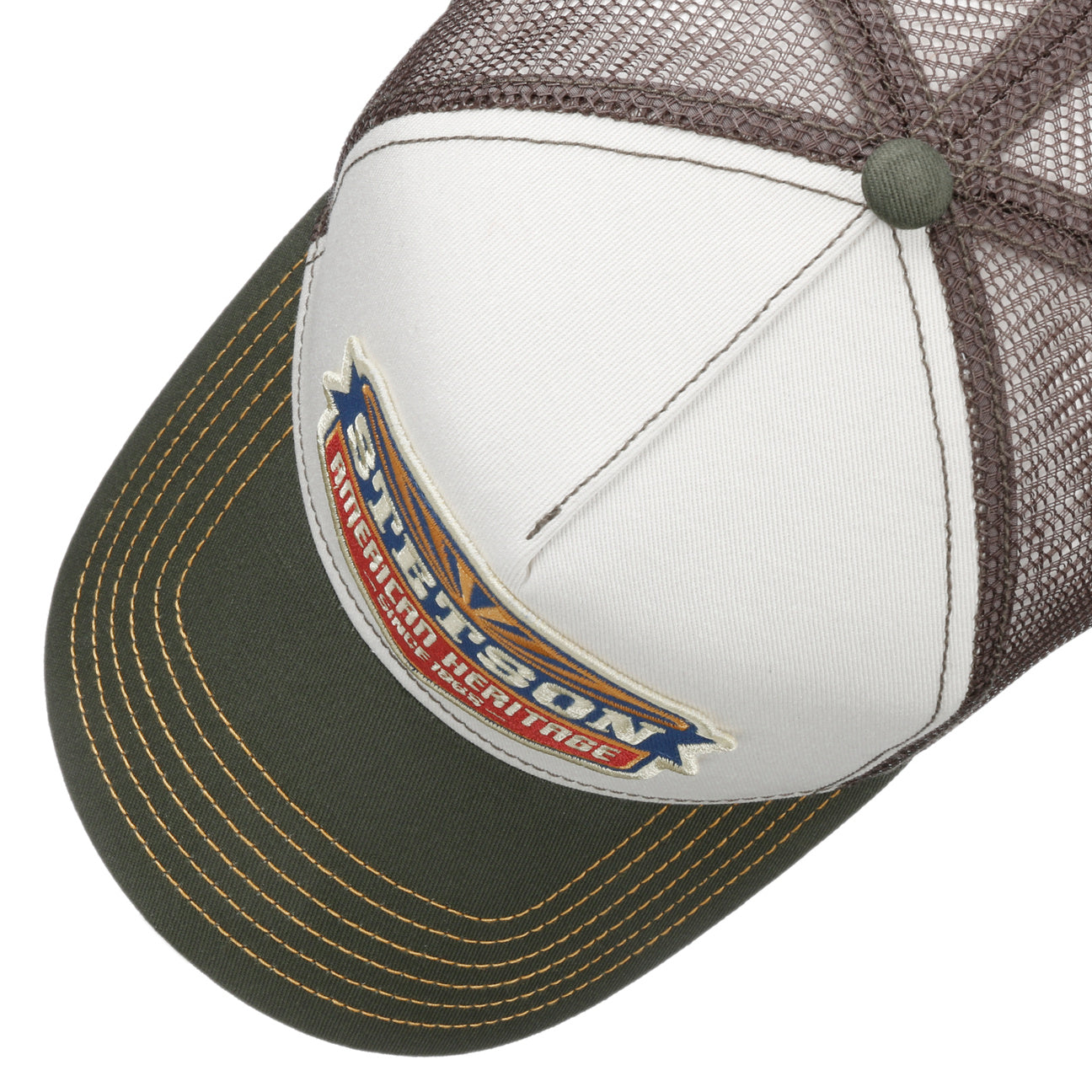 Stetson American Heritage Sun Trucker Grey/Green