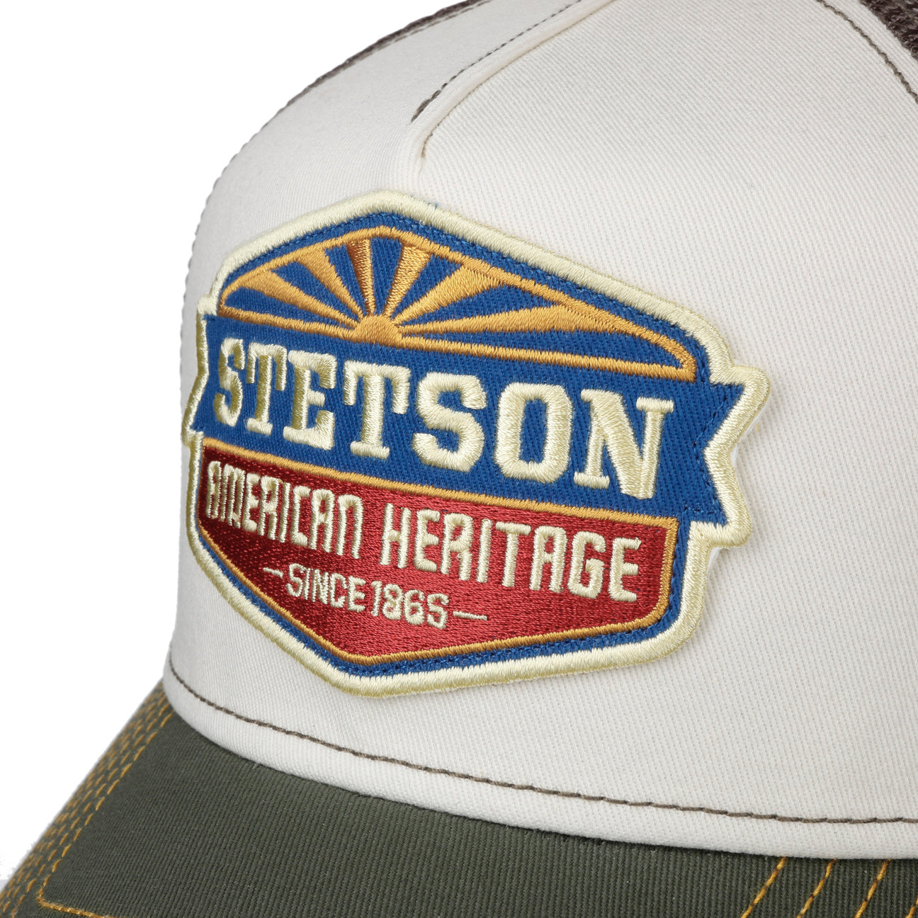 Stetson American Heritage Sun Trucker Grey/Green