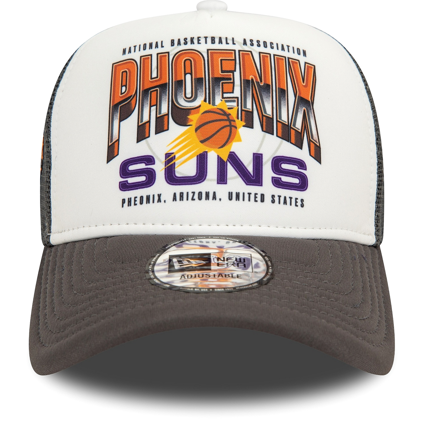 New Era NBA Phoenix Suns 9FORTY Side Patch Graphite/Orange