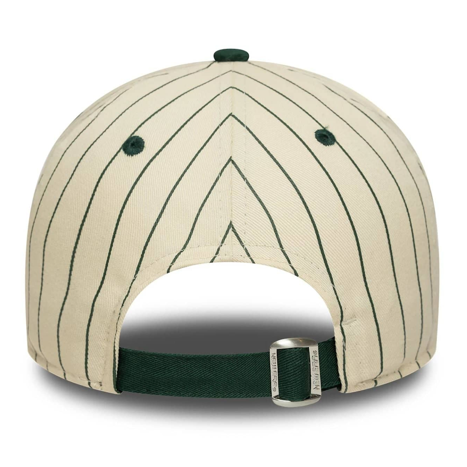 New Era A's Oakland Athletics Retro 9TWENTY Pinstripe Off-White/Green