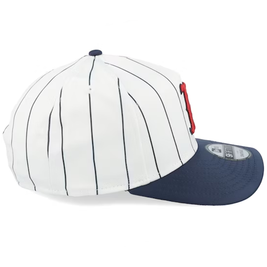 New Era Boston Red Sox 9Fifty A-Frame Satin Pinstripe White/Navy