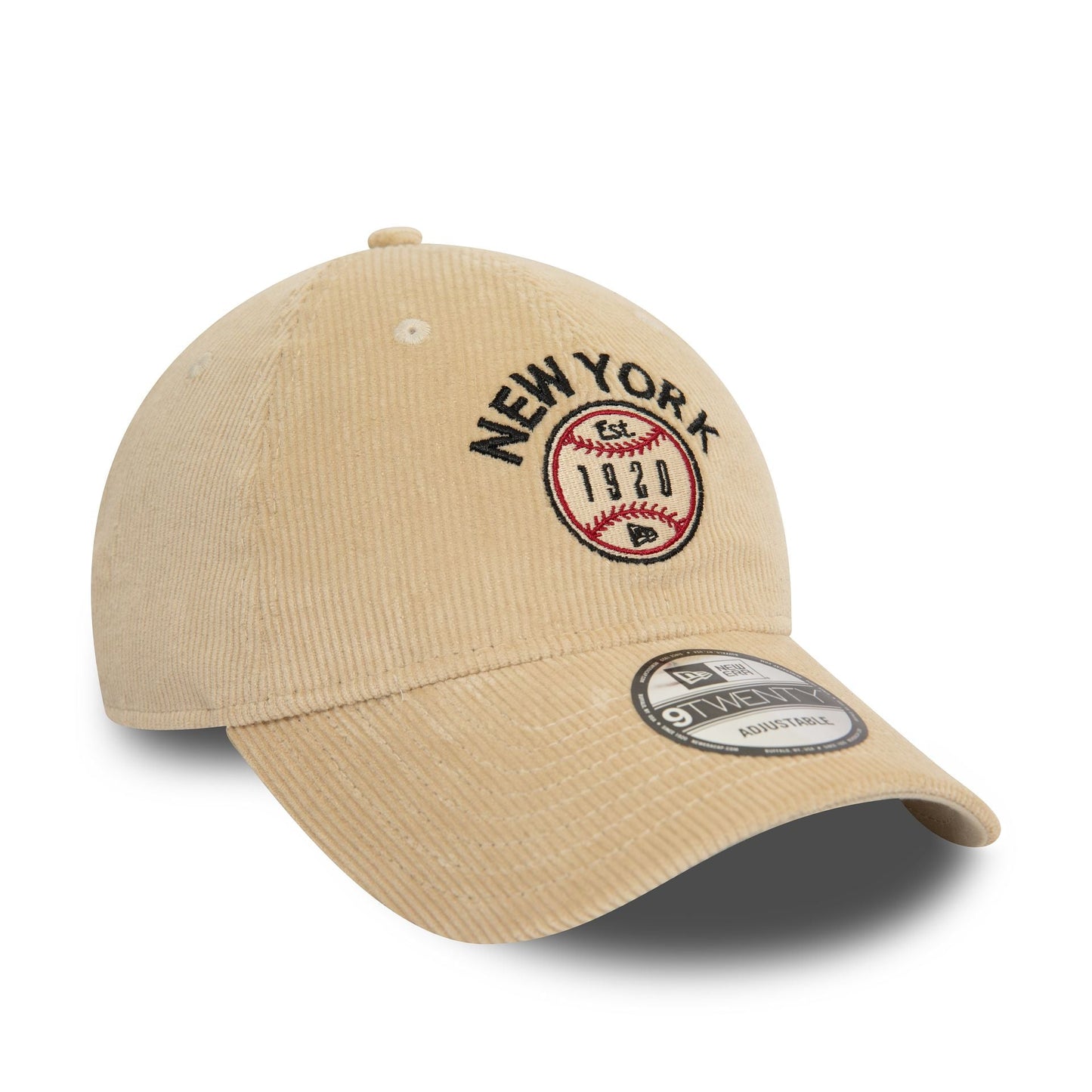 New Era Heritage New York Cord Light Beige 9TWENTY