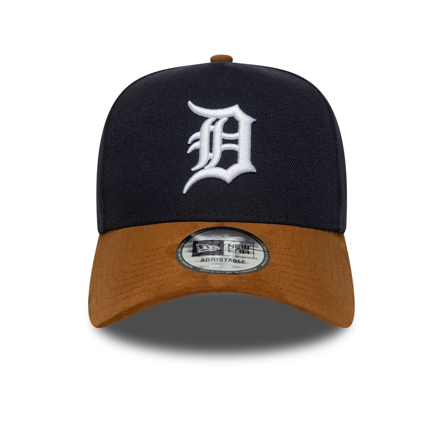 New Era Detroit Tigers MLB Suede Visor Navy 9FORTY E-Frame