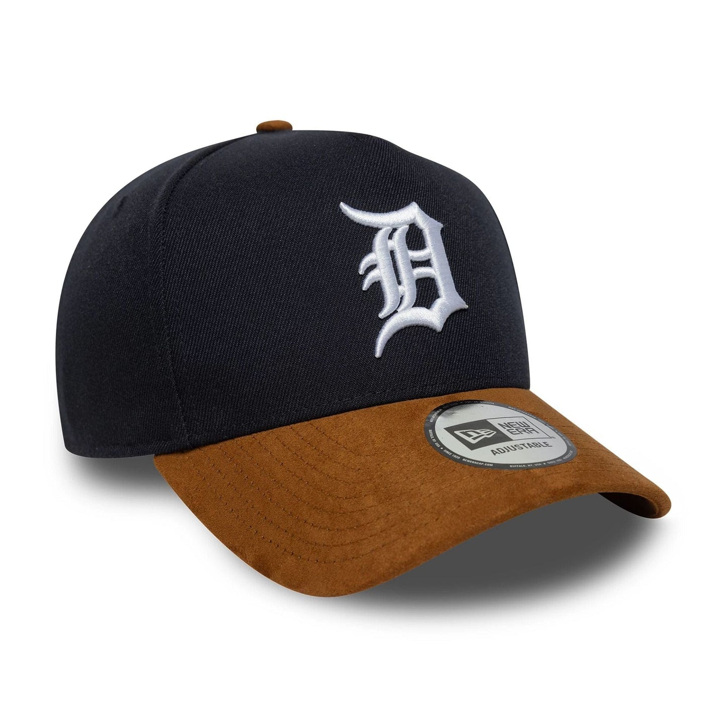 New Era Detroit Tigers MLB Suede Visor Navy 9FORTY E-Frame