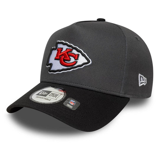 New Era KC Kansas City Chiefs NFL Charcoal 9FORTY E-Frame
