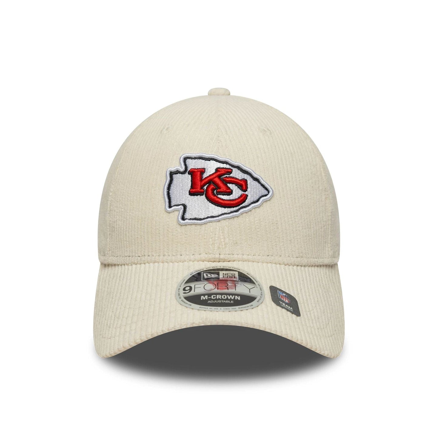 New Era KC Kansas City Chiefs NFL Cord Cream 9FORTY M-Crown
