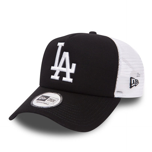 New Era LA Dodgers Clean Black A-Frame