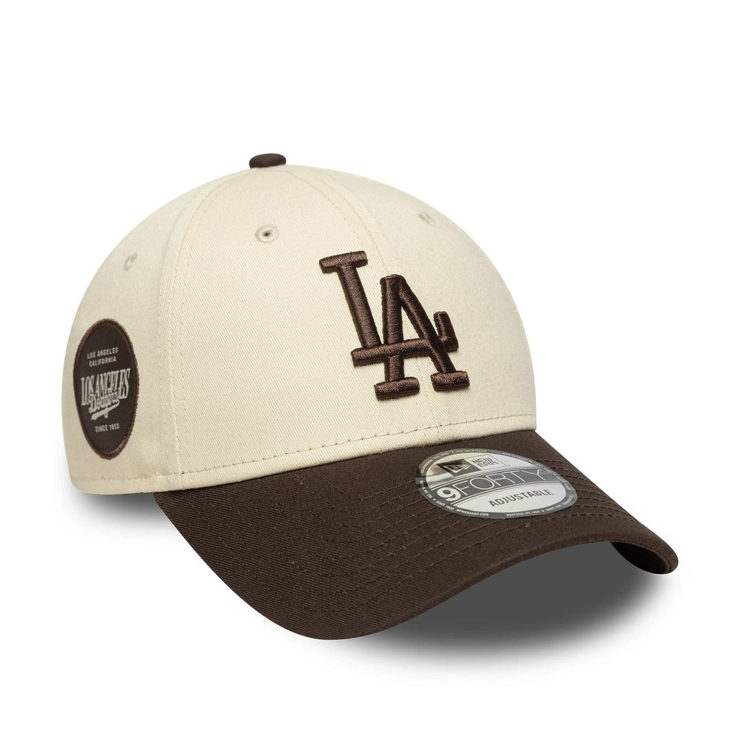 New Era LA Dodgers MLB Sidepatch Cream 9FORTY