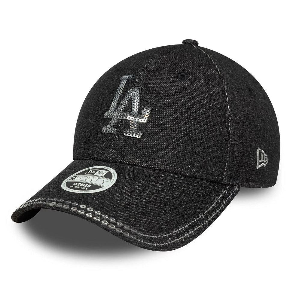 New Era LA Dodgers Women MLB Sequin Black 9FORTY