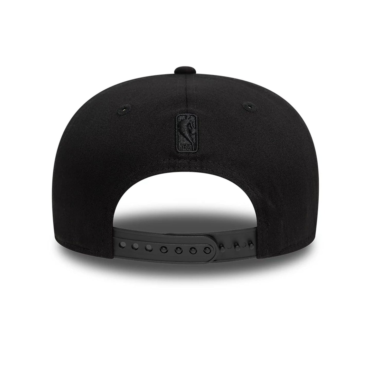 New Era LA Lakers Black On Black 9FIFTY Stretch Snap Cap