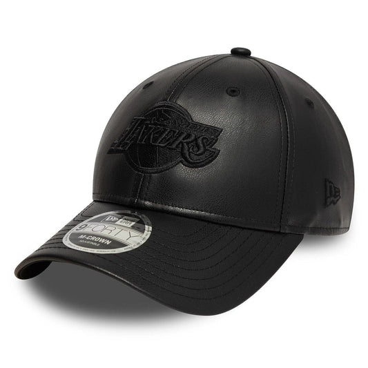 New Era LA Lakers NBA PU Black 9FORTY M-Crown