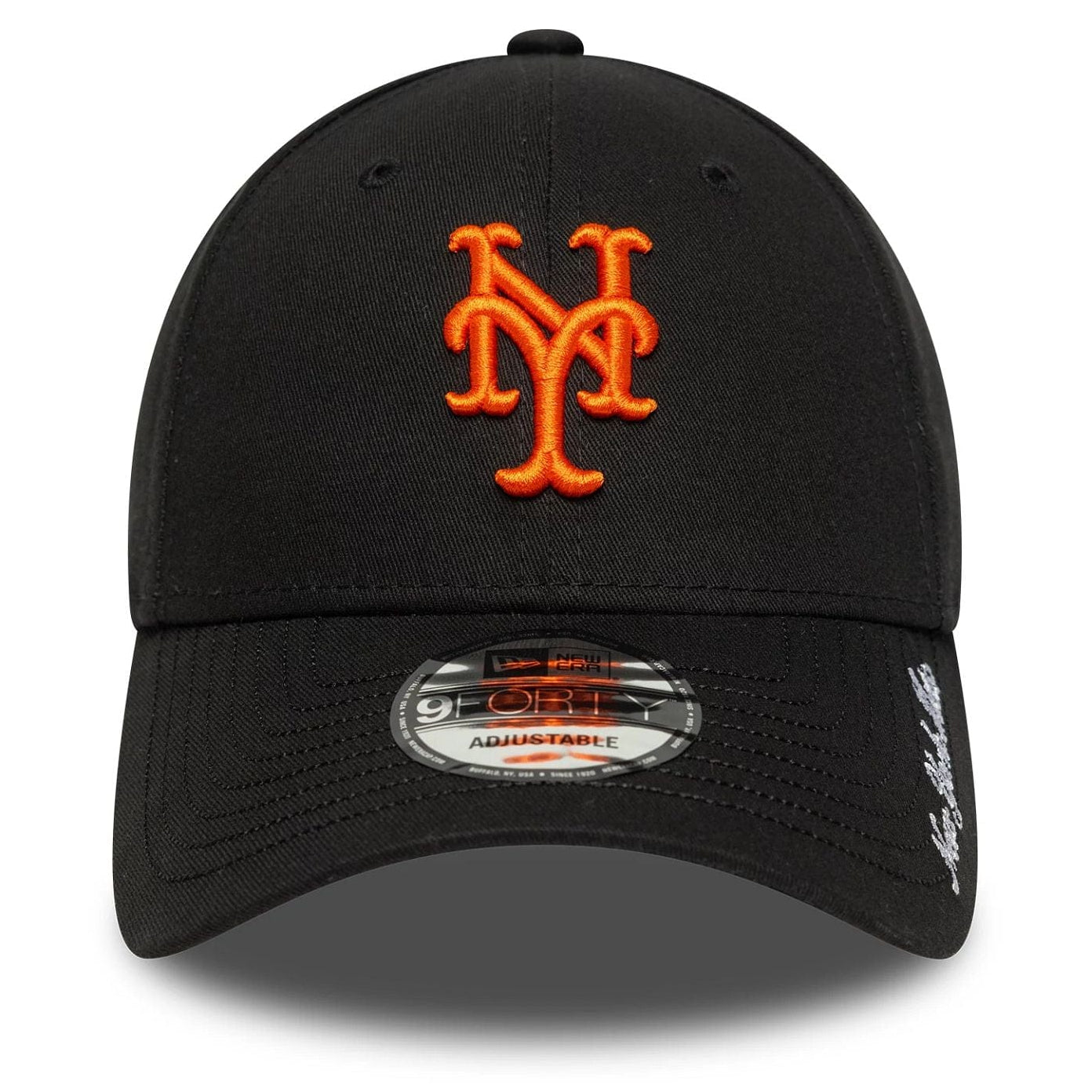 New Era NY New York Mets MLB Visor Script Black 9FORTY
