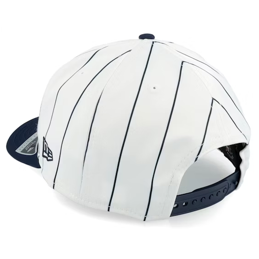 New Era NY New York Yankees  9Fifty A-Frame Satin Pinstripe White/Navy