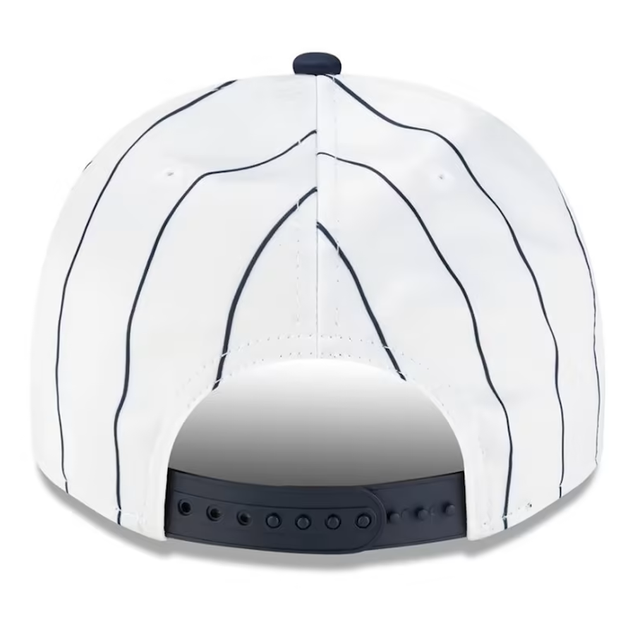 New Era NY New York Yankees  9Fifty A-Frame Satin Pinstripe White/Navy