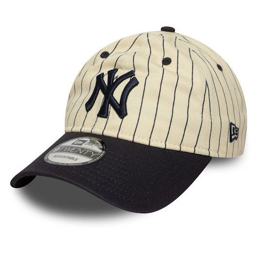 New Era NY New York Yankees Retro 9TWENTY Pinstripe Off-White/Navy