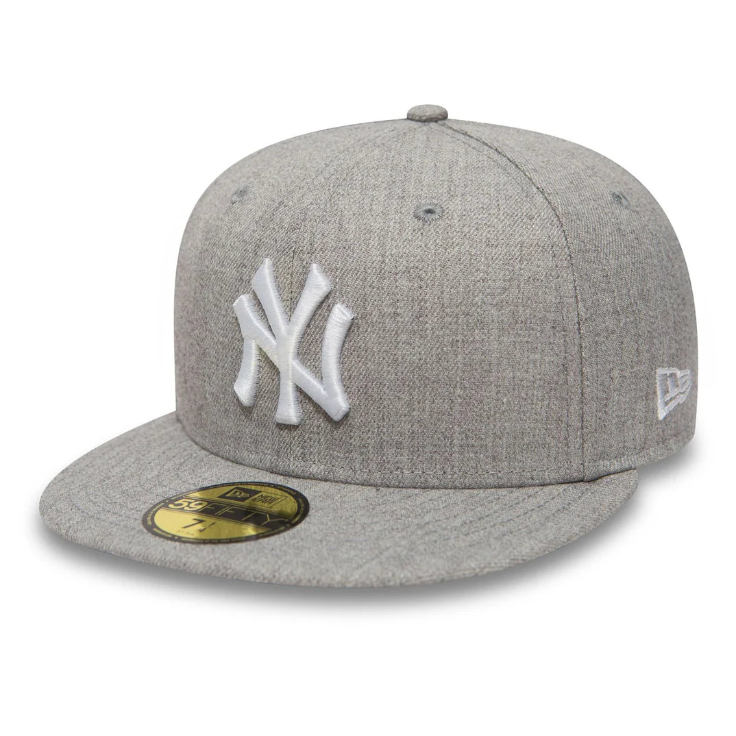 New Era NY New York Yankees Essential Heather Grey 59FIFTY Fitted 7 1/4 (59.6cm)