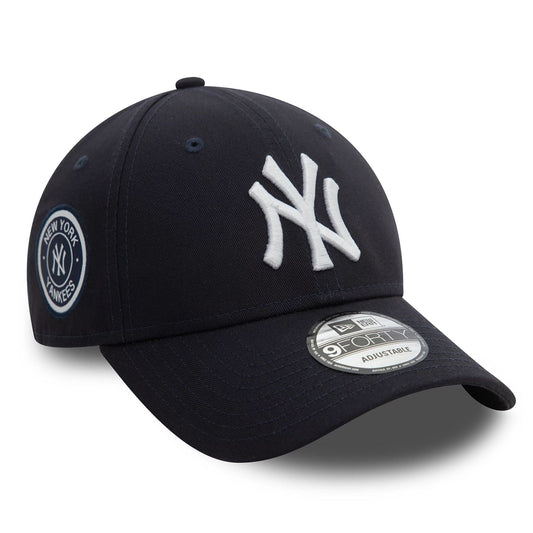 New Era NY New York Yankees MLB Side Patch 9FORTY Navy