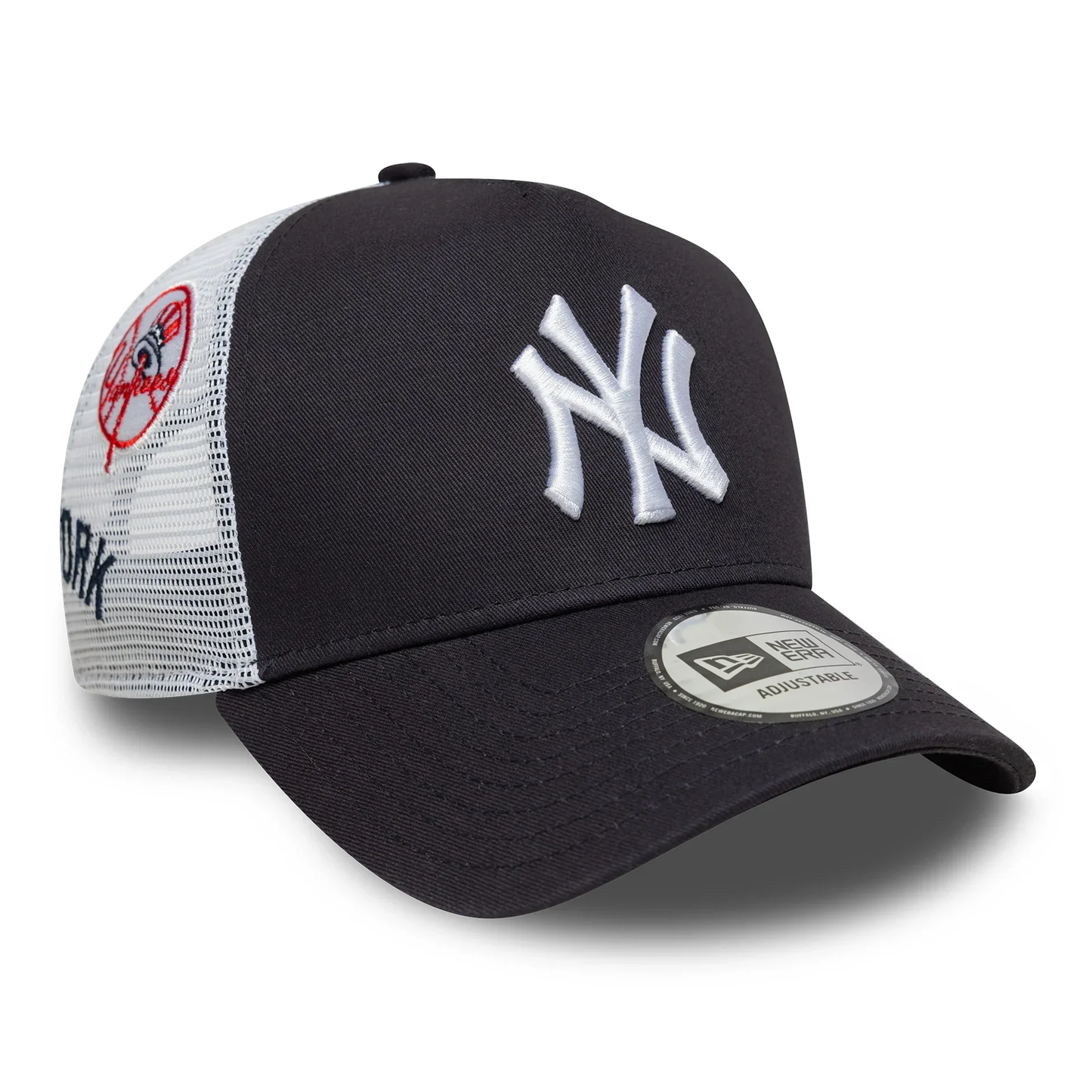 New Era NY New York Yankees Multi Patch Navy 9FORTY A-Frame