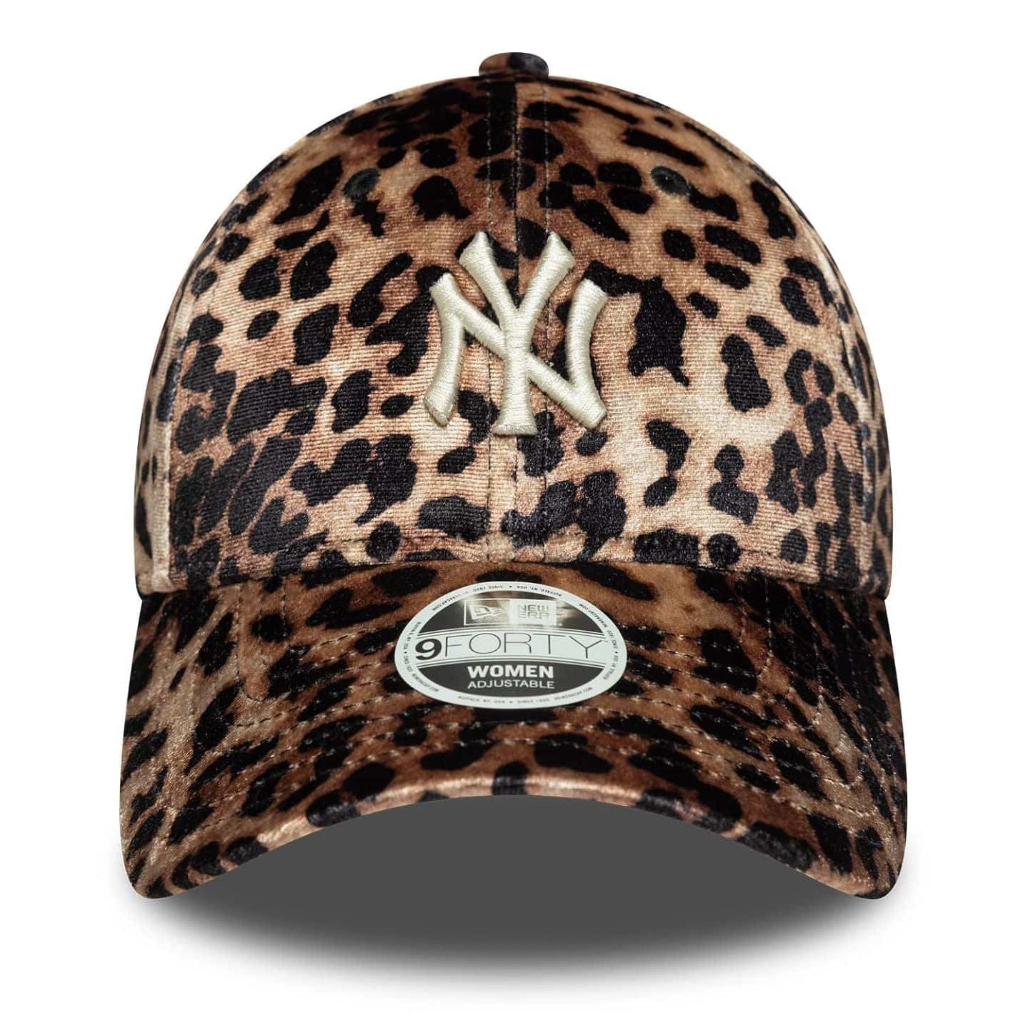 New Era NY New York Yankees Women MLB Leo Velour Dark Brown 9FORTY