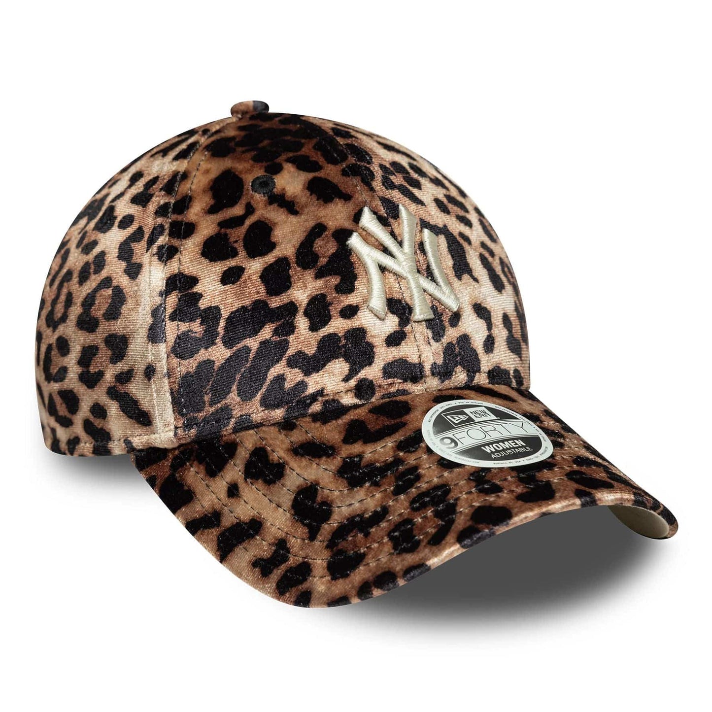 New Era NY New York Yankees Women MLB Leo Velour Dark Brown 9FORTY