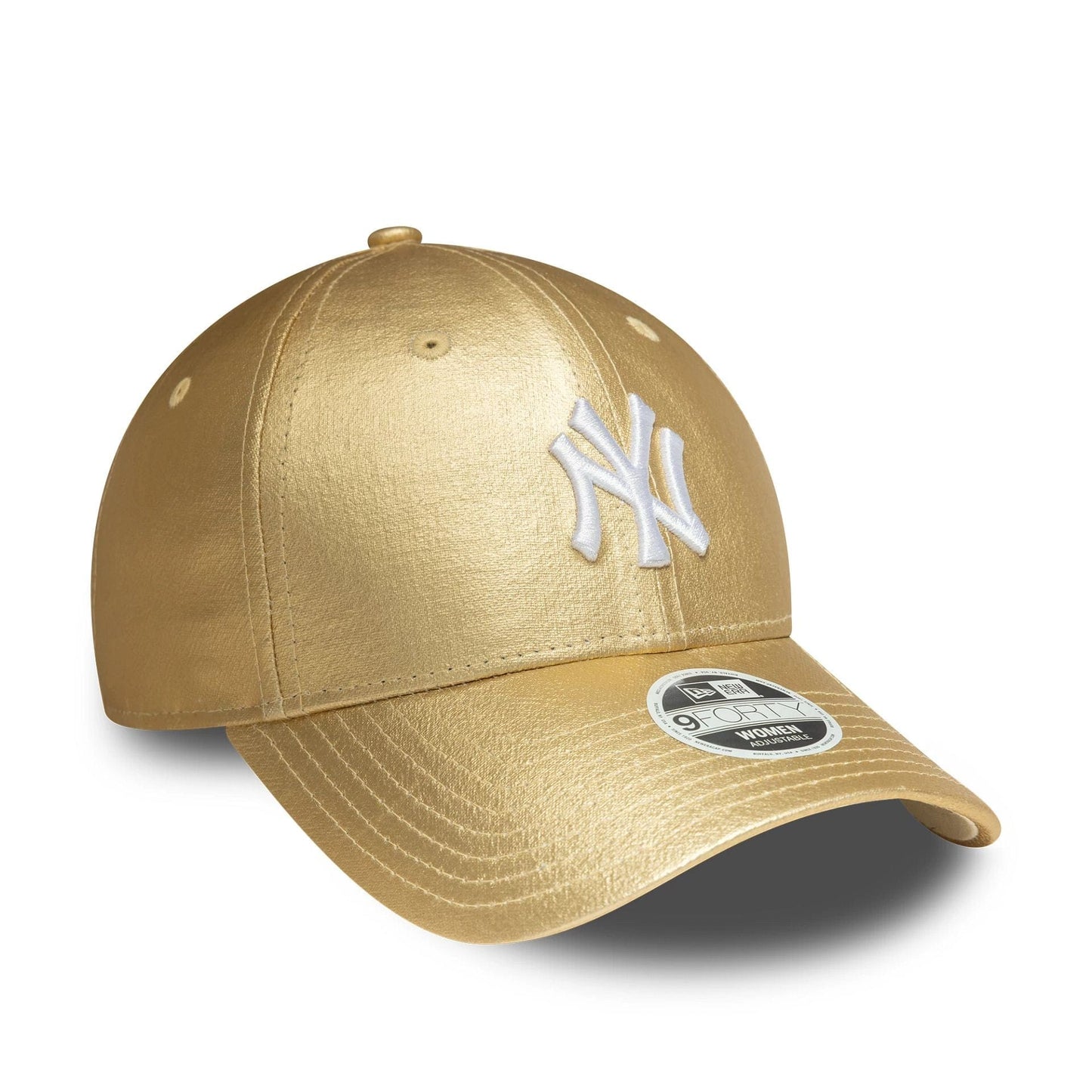 New Era NY New York Yankees Women MLB Metallic Gold 9FORTY