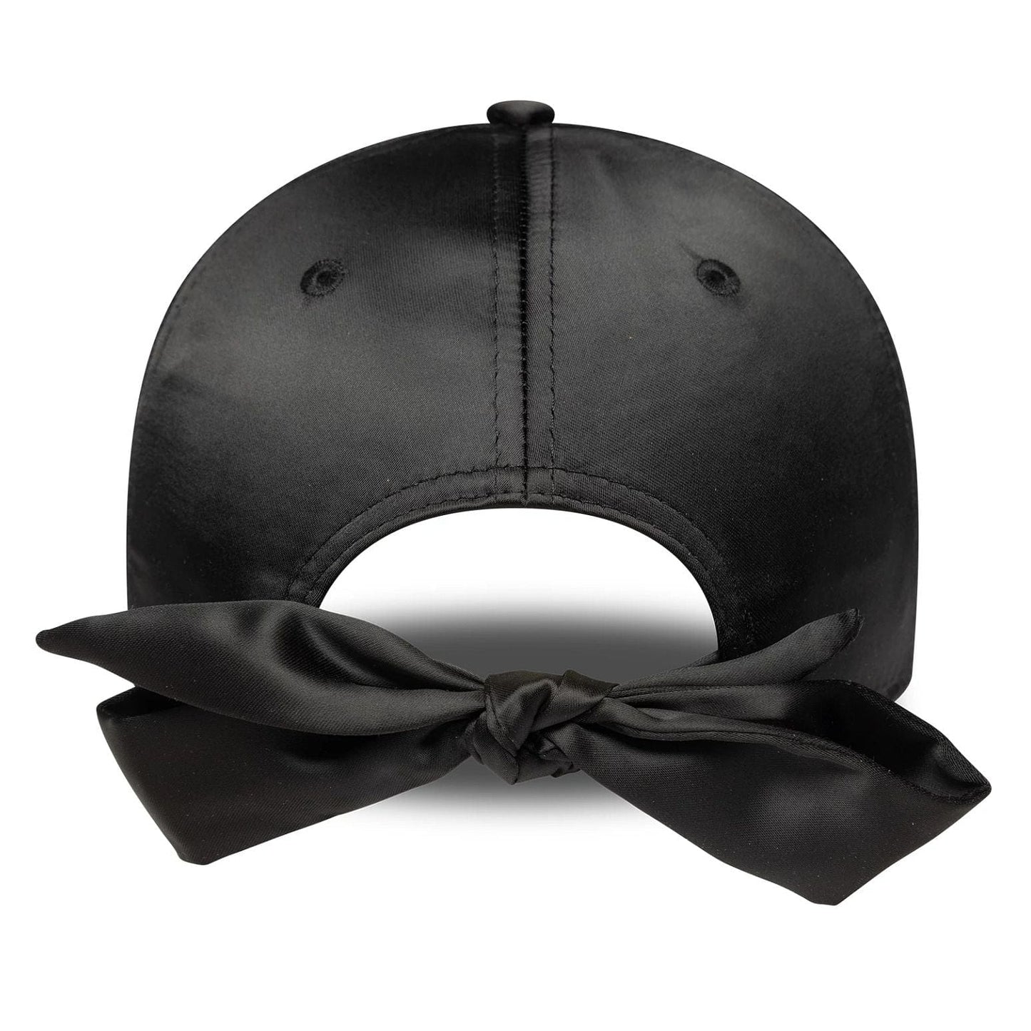 New Era NY New York Yankee Women MLB Satin Bow Back Black 9FORTY