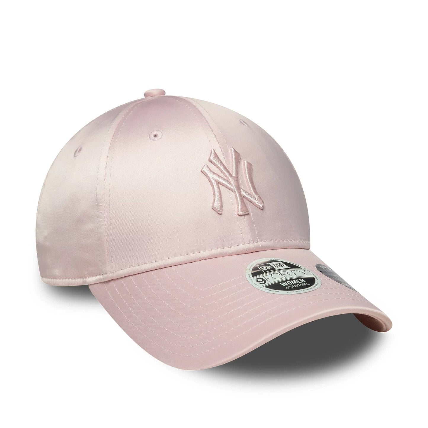 New Era NY New York Yankees Women MLB Satin Bow Back Pastel Pink 9FORTY