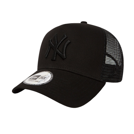 New Era New York Yankees Clean Black Trucker A-Frame 9FORTY