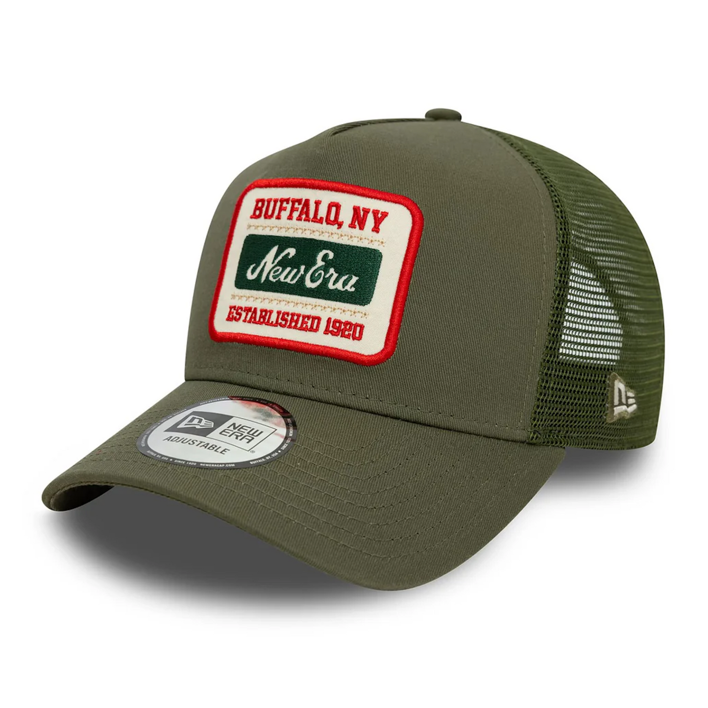 New Era Patch Green 9FORTY A-Frame Trucker