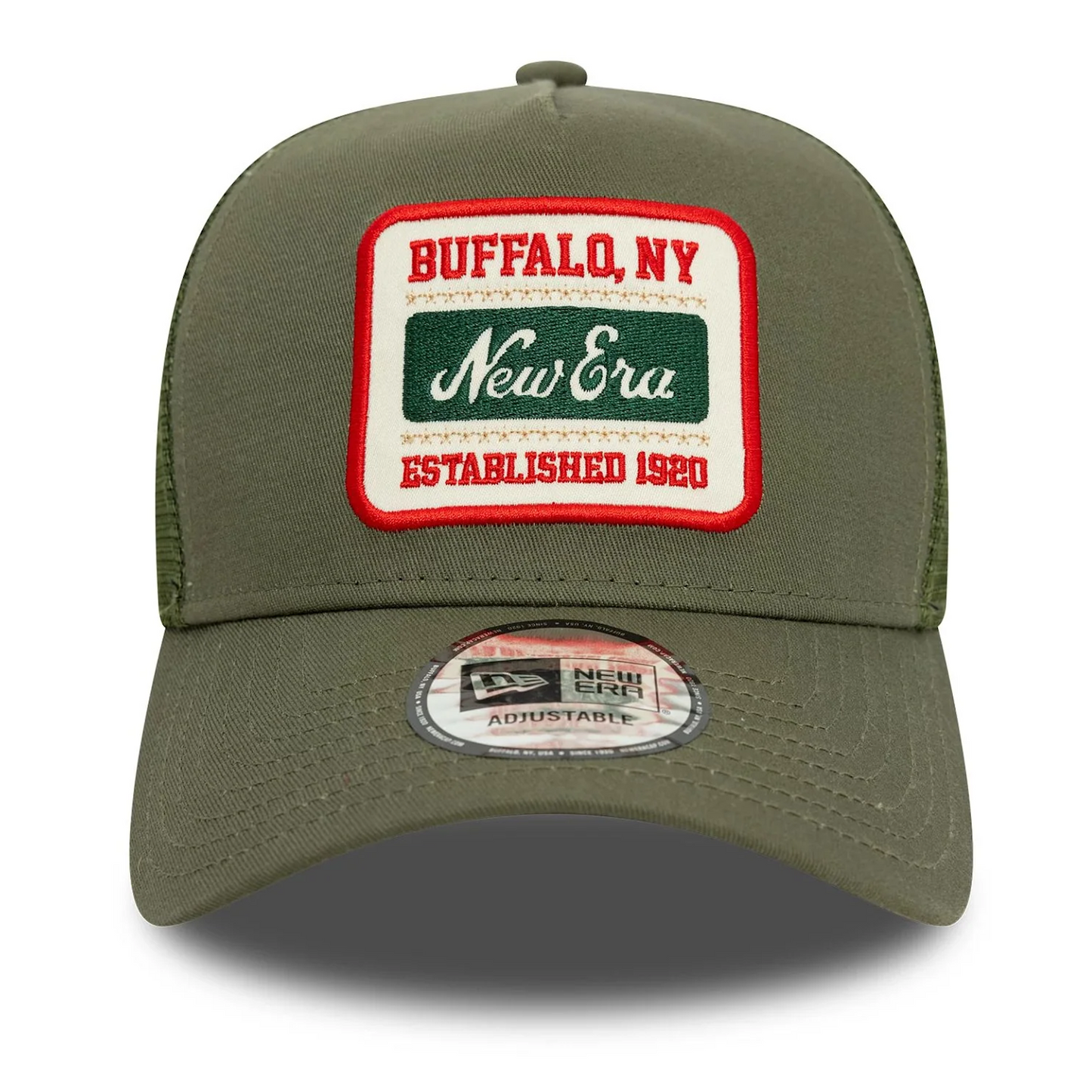 New Era Patch Green 9FORTY A-Frame Trucker