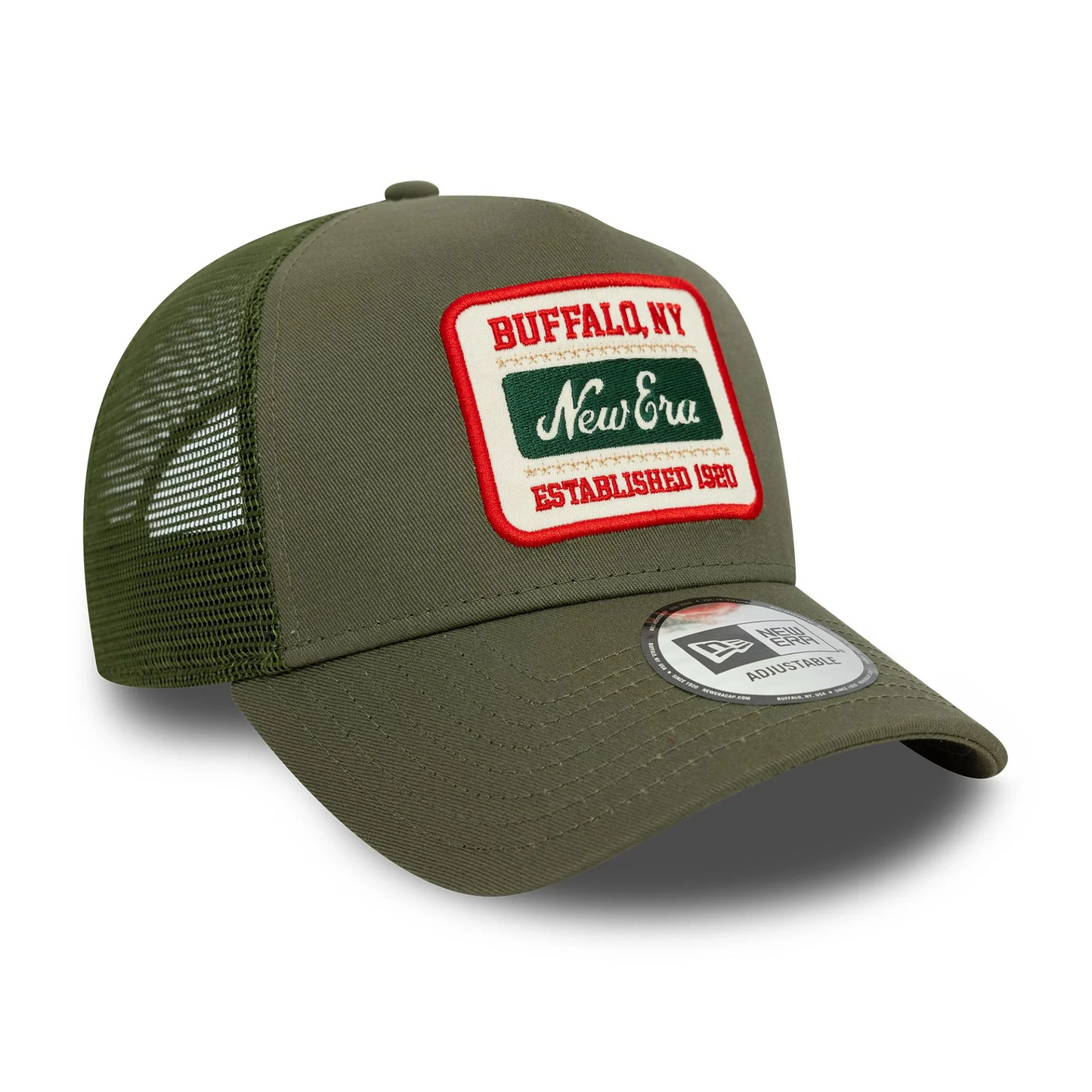New Era Patch Green 9FORTY A-Frame Trucker