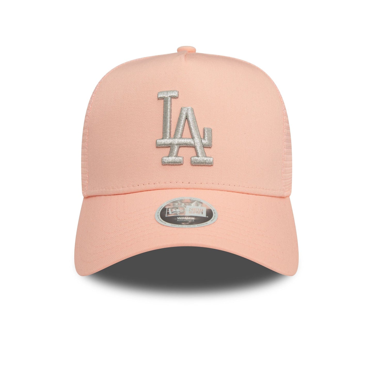 New Era Women's LA Dodgers Metallic Pastel Pink 9FORTY E-Frame