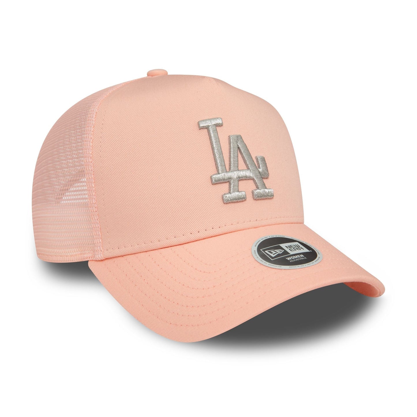 New Era Women's LA Dodgers Metallic Pastel Pink 9FORTY E-Frame