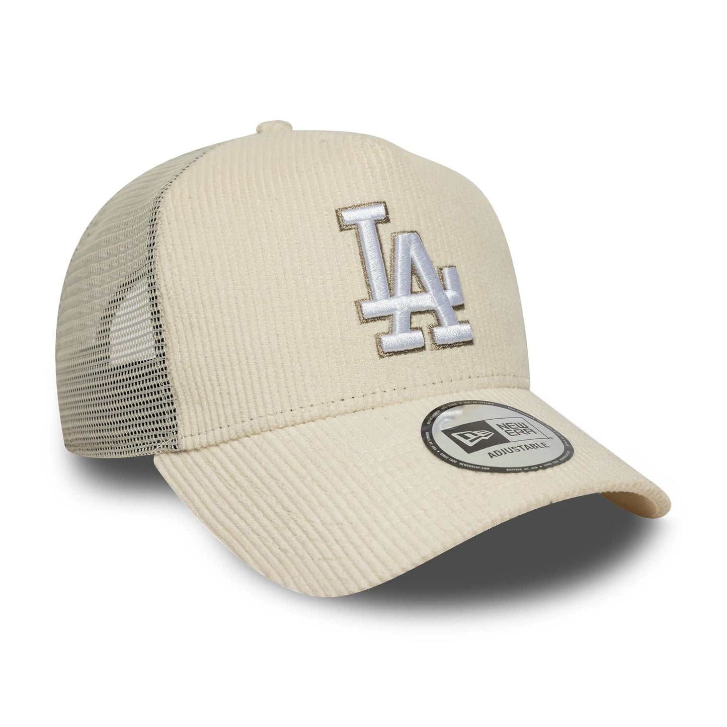New Era LA Dodgers MLB Cord Cream 9FORTY A-Frame