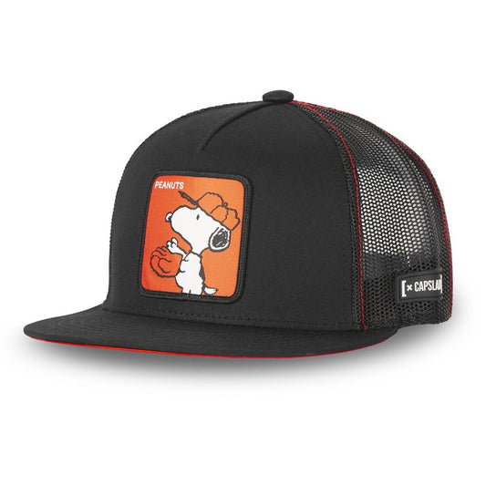 CAPSLAB Peanuts Snoopy Flat Black/Orange