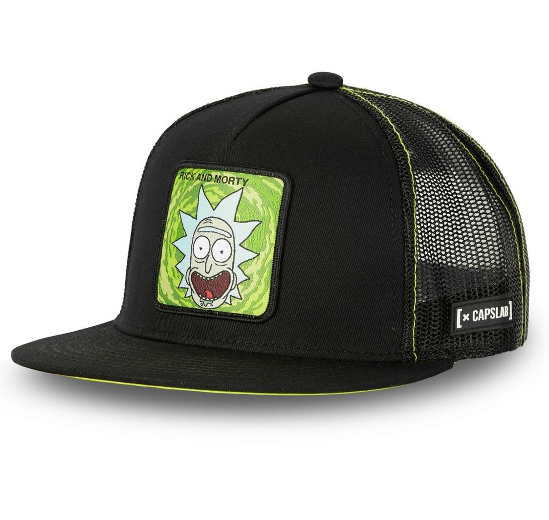 CAPSLAB Rick & Morty Rick Style Flat Black