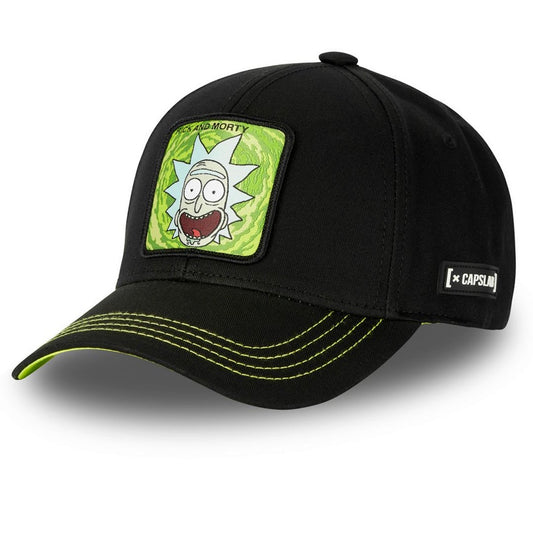 CAPSLAB Rick & Morty Rick Style Baseball Black