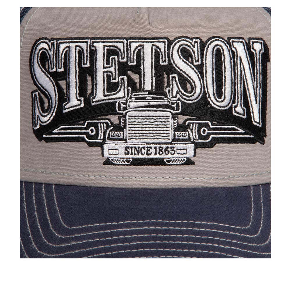 Stetson Trucker on the Truck Blue/Gray