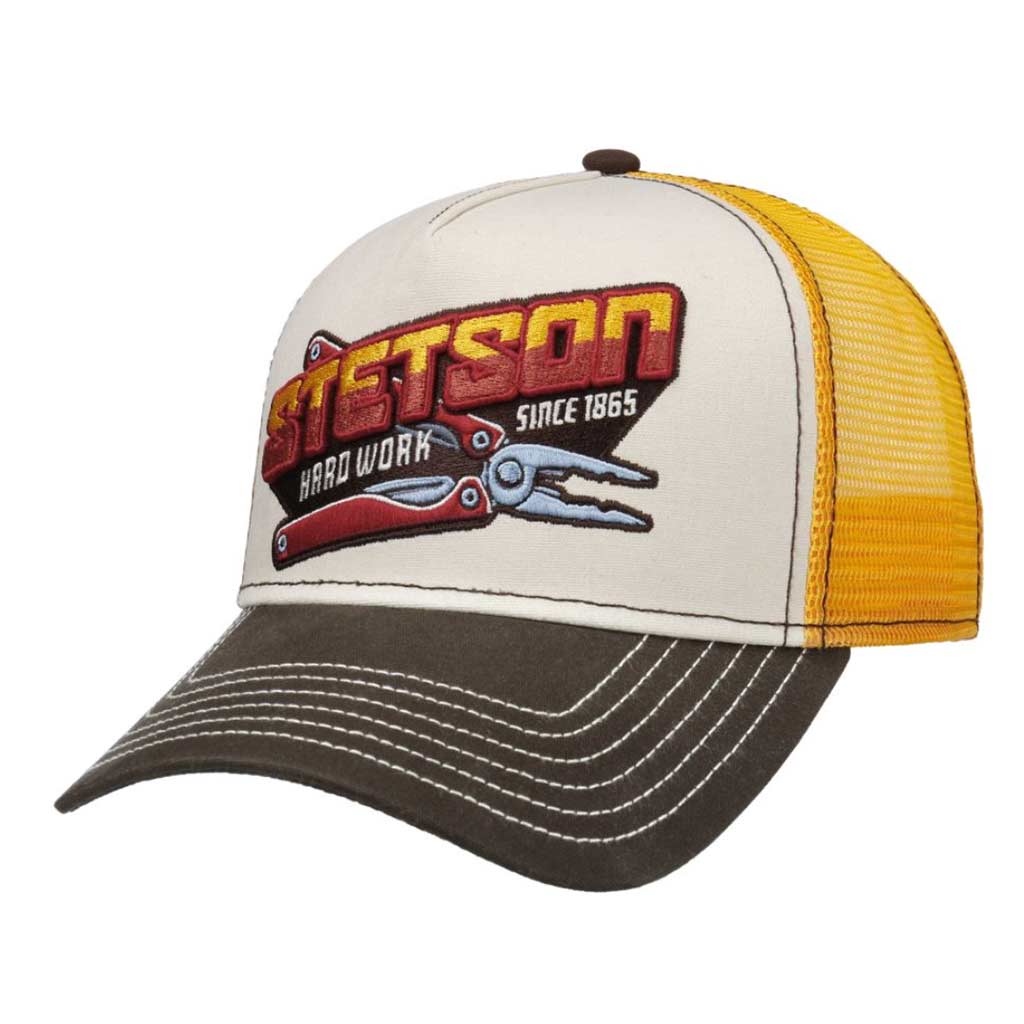 Stetson Hard Work Trucker Yellow/Brown