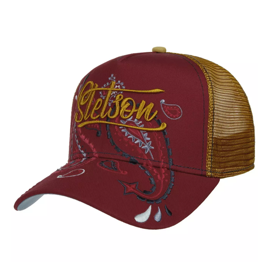 Stetson Paisley Trucker Red Copper