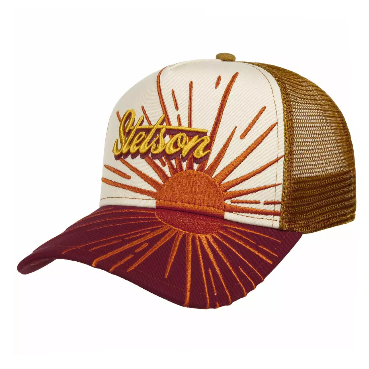 Stetson Rising Sun Trucker Orange Red