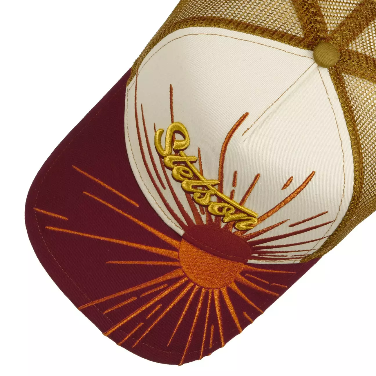 Stetson Rising Sun Trucker Orange Red