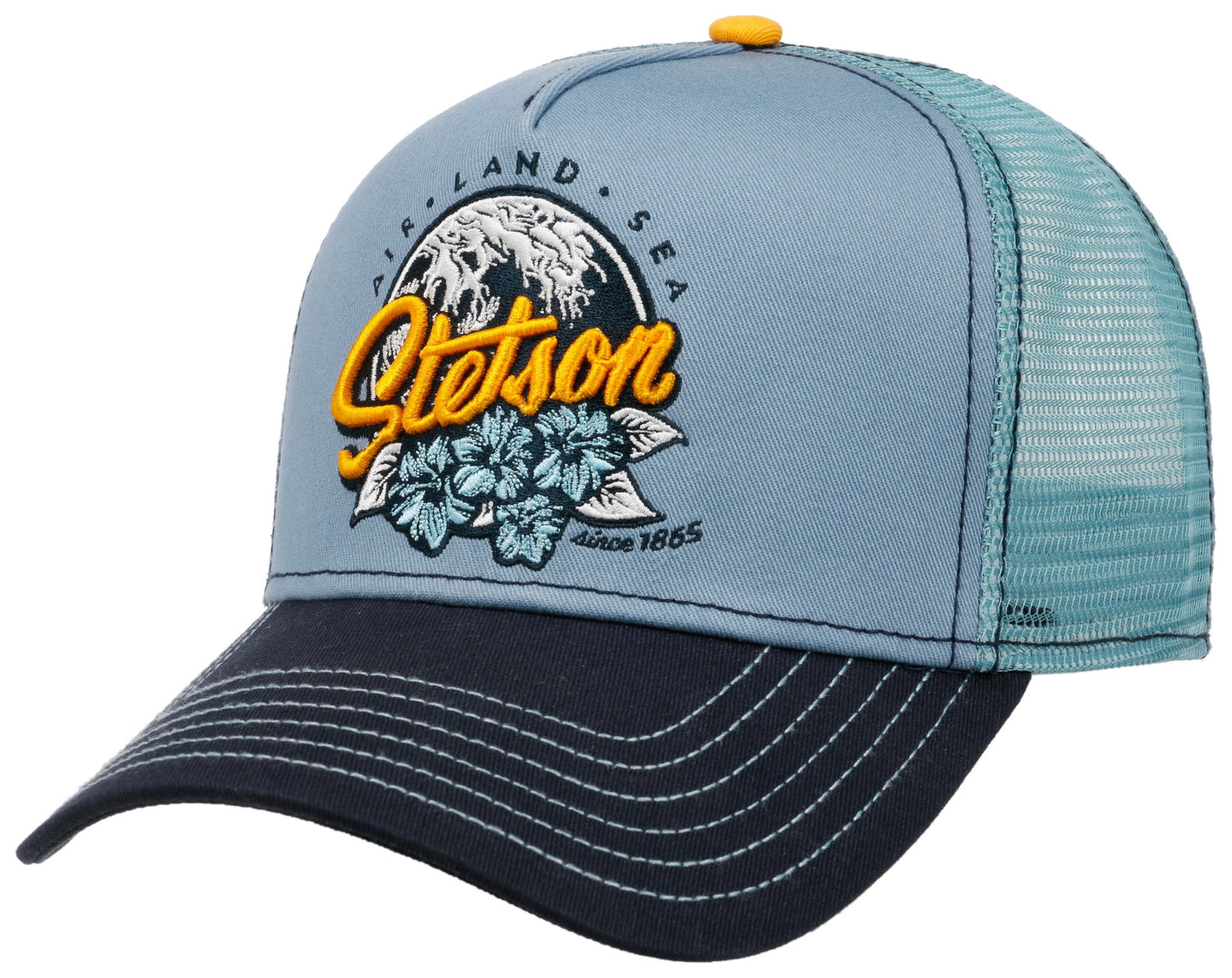 Stetson Air Land Sea Trucker Blue