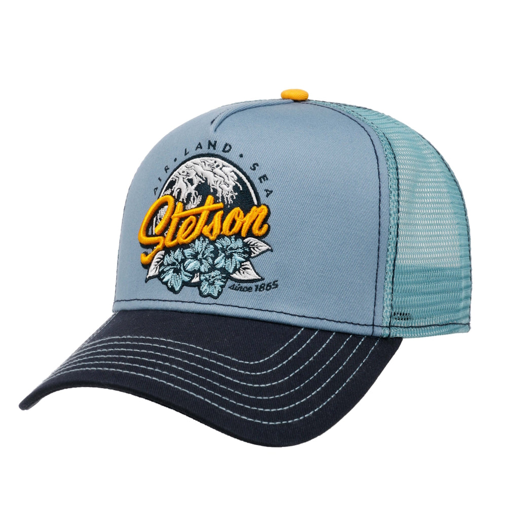 Stetson Air Land Sea Trucker Blue