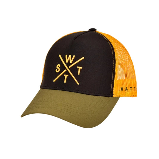 WATTS TRIBE CAP - BLACK & YELLOW