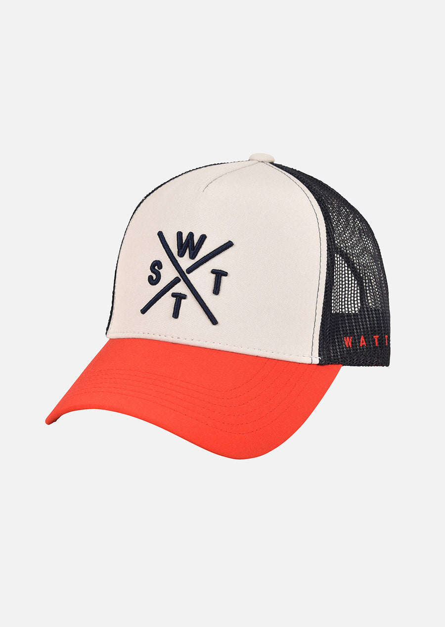 WATTS TRIBE - JUNIOR CAP - NAVY & RED