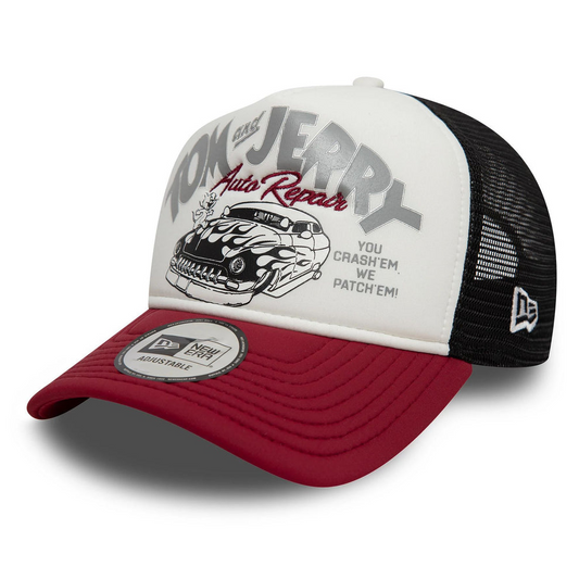 New Era Tom & Jerry White 9FORTY A-Frame