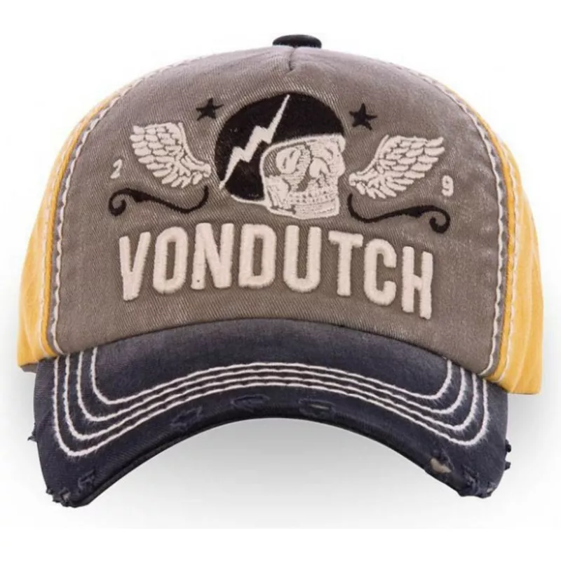 Von Dutch Xavier Yellow And Grey Baseball